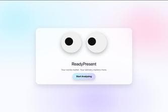 ReadyPresent - Hack(H)er413 winning project